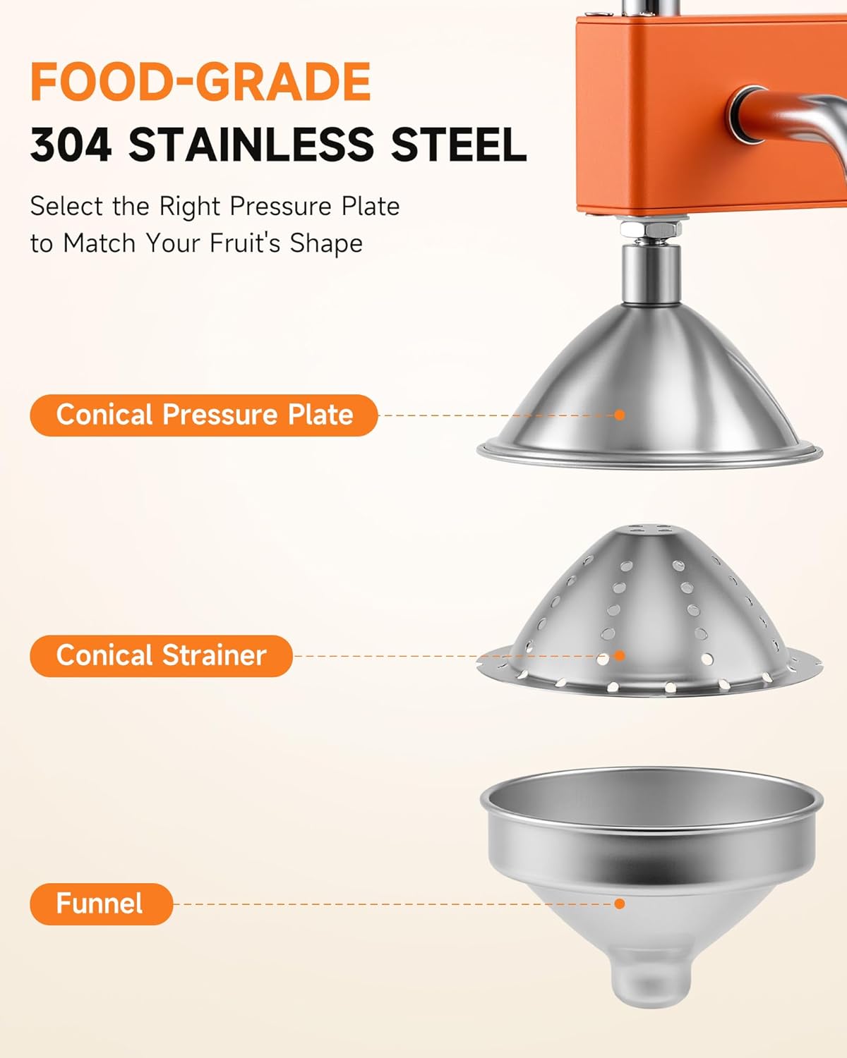 CO-Z Manual Citrus Juicer, Commercial Grade Cast Iron Orange Juicer, Professional Heavy Duty Juice Press with Removable Strainer, Manual Juice Extractor for Orange Lemon Pomegranate Citrus, Black