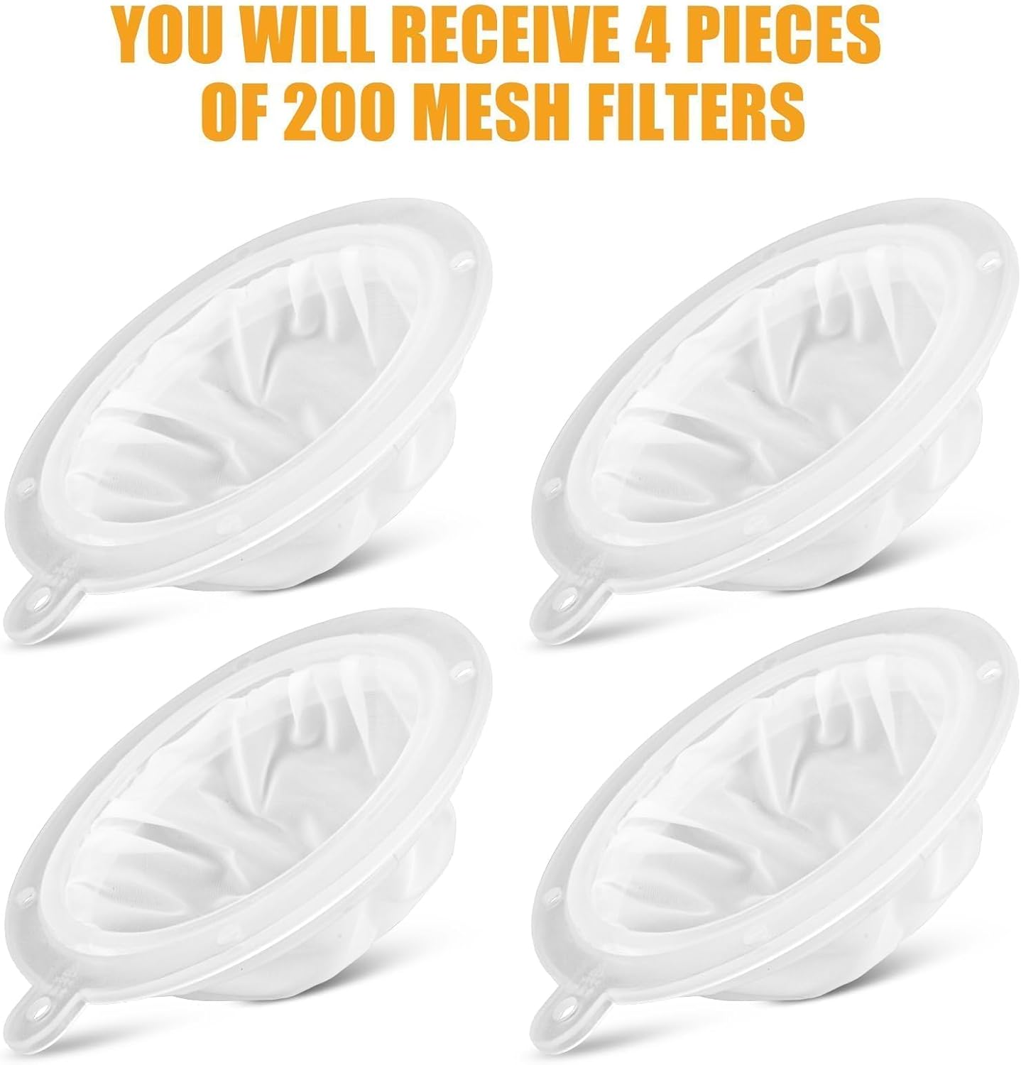 Mesh Filter - 200 Mesh Strainer 75 Micron Strainer for 5 Inch Filter Funnel Fine Filter for Cooking Oil Milk Juice Wine Cheese Whey Grease Coffee 1 Piece