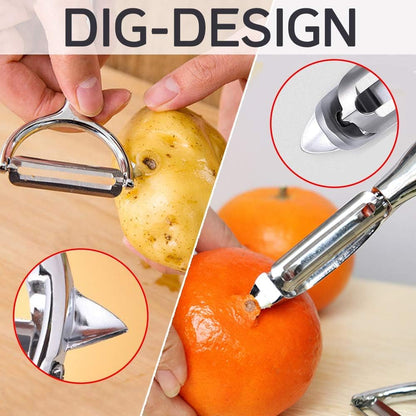 Vegetable peelers for Kitchen, Y shaped peeler for Vegetables, Fruits, Potatoes with Ergonomic Grip, 1 Pack