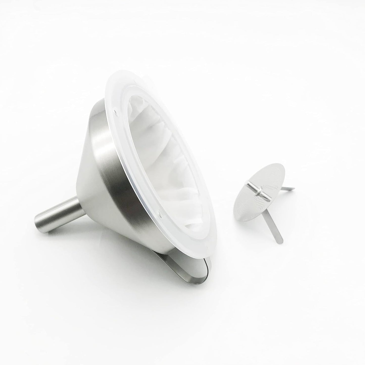 8.4in 80 Mesh Big Nylon Mesh Filter Ultra-Fine Sieve Sediments Strainer PP Frame for Straining Juice,Honey,Tea