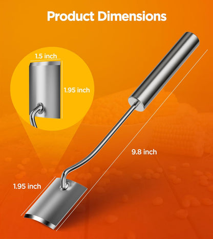 Corn Peeler for Corn on the Cob, Stainless Steel Corn Cob Stripper Tool for Stripping off Corn Kernel From Cob