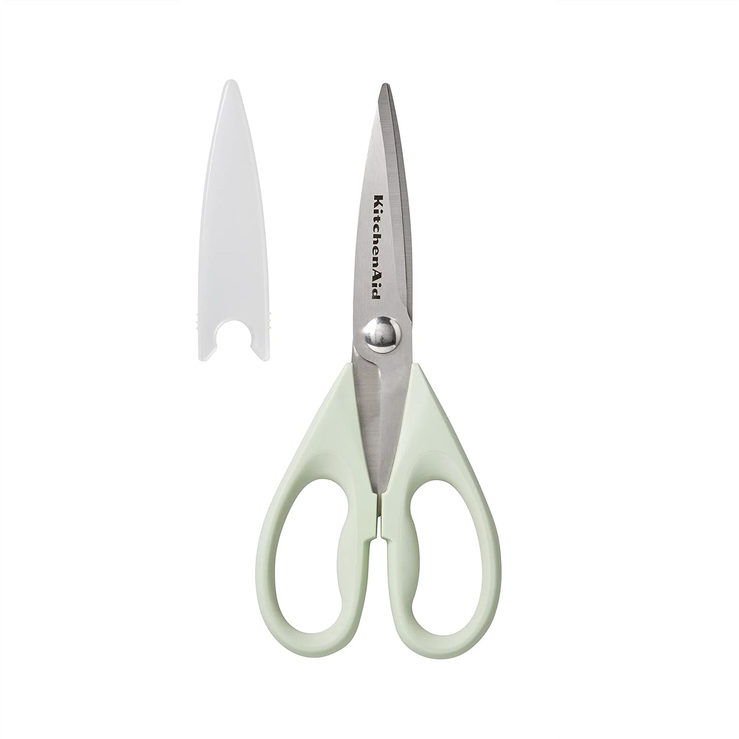KitchenAid Multipurpose Shear Set, Versatile Scissors with Nutcracker, Bottle Opener, Ergonomic Handles with Protective Blade Covers, 2 Piece