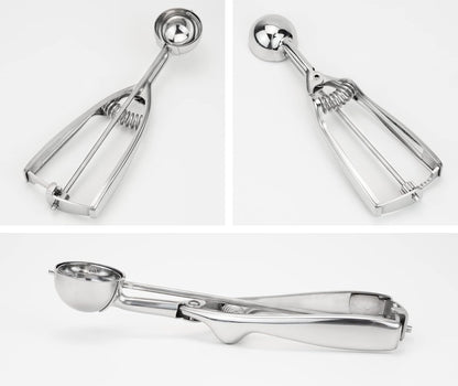 Professional 18/8 Stainless Steel Medium Cookie Scoop, Size 40