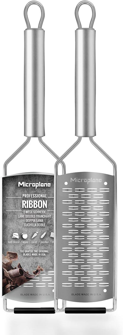 Microplane Professional Series Kitchen Grater Large Shaver for Hard Cheese, Chocolate and Truffle with Stainless Steel Blades - Made in USA