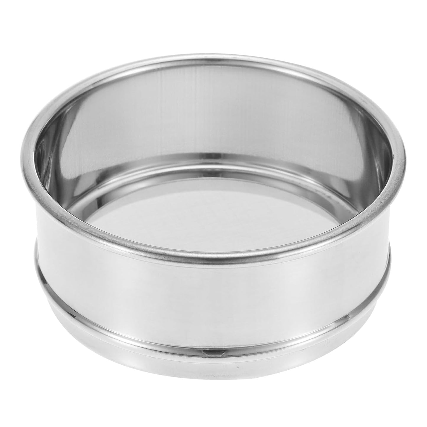 PATIKIL 150 Mesh Lab Sieve, 4" Diameter Test Sieve 304 Stainless Steel Wire Cloth (0.1mm) for Industrial Laboratory