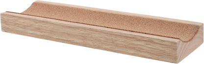 Garneck Wood Rolling Pin Holder Compact Storage Organizer for Pastry Dough Fondant Bakers Space-saving Kitchen Base Stand Compatible with Various Roller