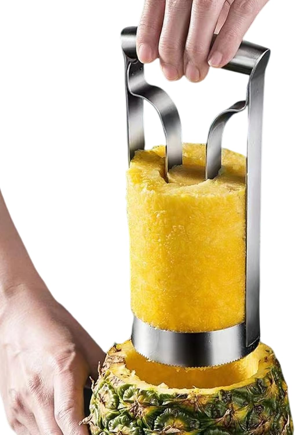 Pitters, Pineapple Cutter Slicer Stainless Steel Pineapple Corer Fruit Core Remover for Kitchen Fruit Rings 10cm