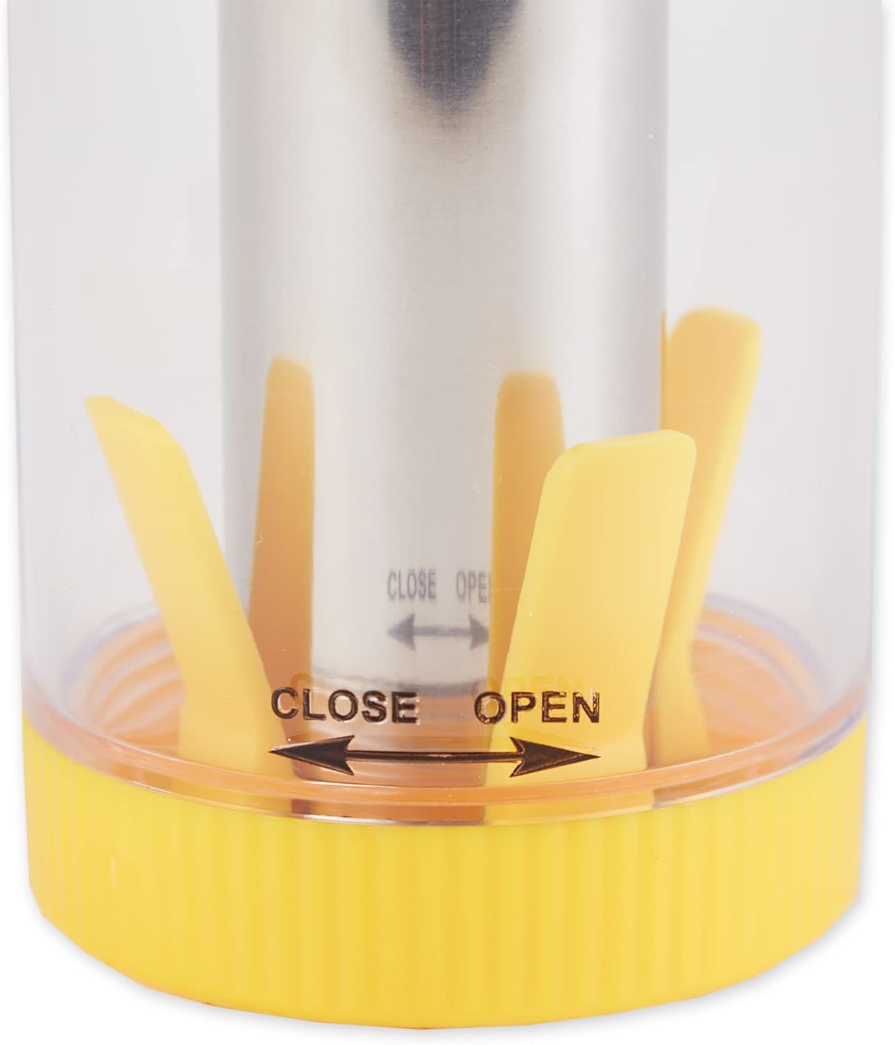 RSVP International Yellow Deluxe Corn Stripper, 10.5" | Quickly Remove Kernels from the Cob | No Splatters or Mess | Dishwasher Safe