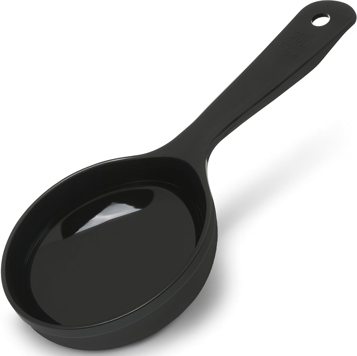 Carlisle FoodService Products 492104 Measure Miser Solid Measuring Spoon with Short Handle, 1 Ounce, Yellow