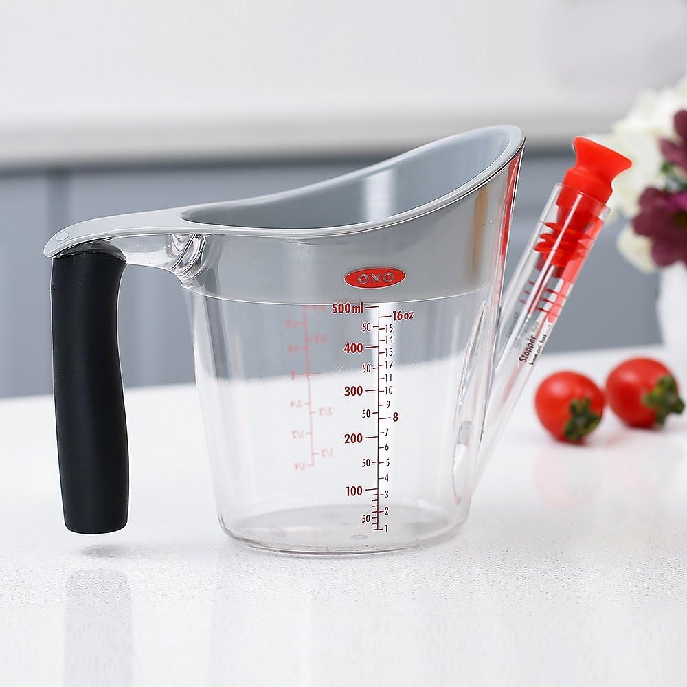OXO Good Grips 2-Cup Fat Separator - Clear/White/Black