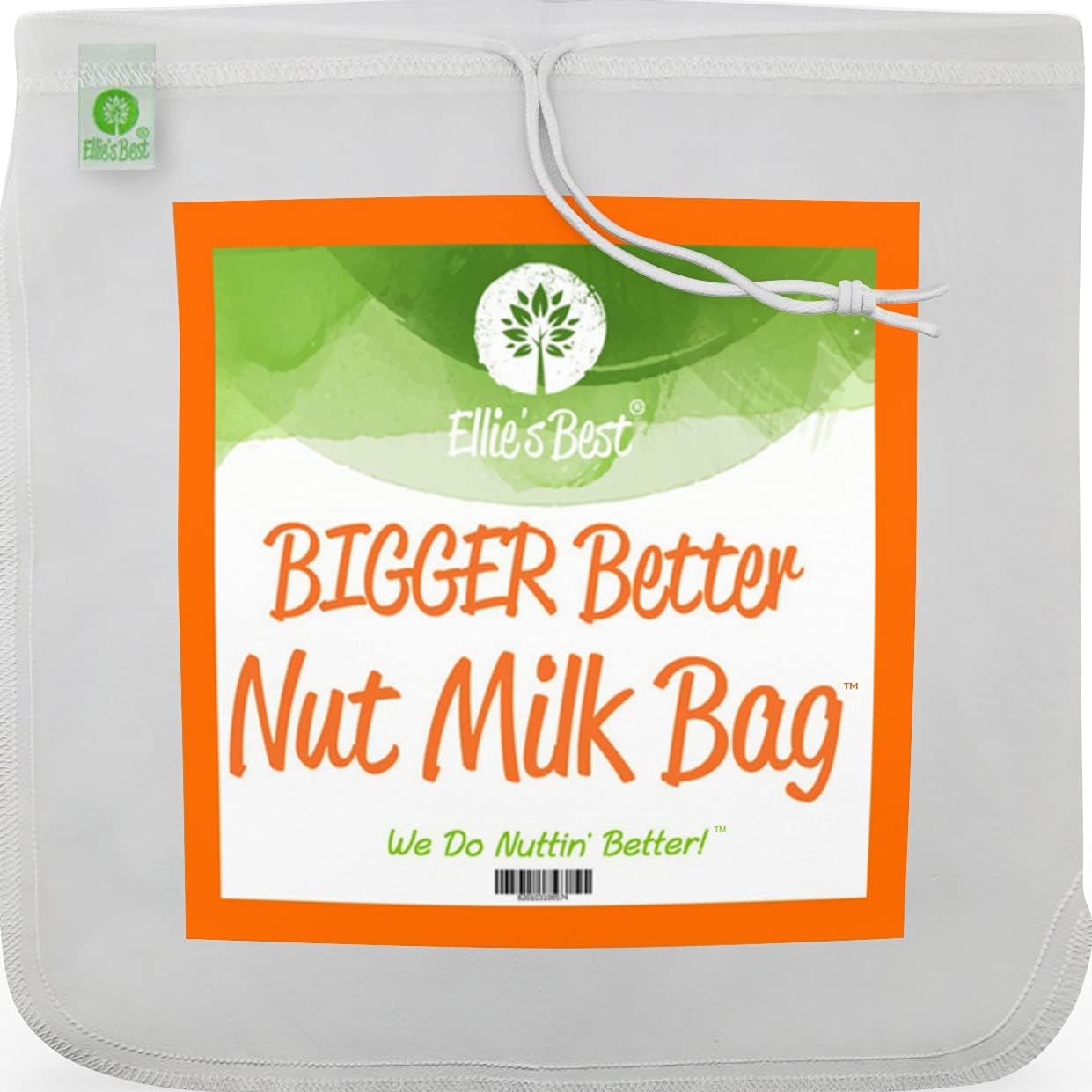 Pro Quality Nut Milk Bag – Big XL Commercial Food Grade – Strong Durable Reusable Almond Milk Straining Bags & All Purpose Fine Mesh Nylon Cheesecloth Strainer– Juicing-Cheese–Recipes & Vids