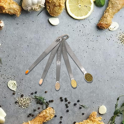 2PCS 1/8 Teaspoon(1/8tsp, 0.625 ml, Dash) Single Tiny Measuring Spoon, Small Individual Stainless Steel Measure Spoons Only