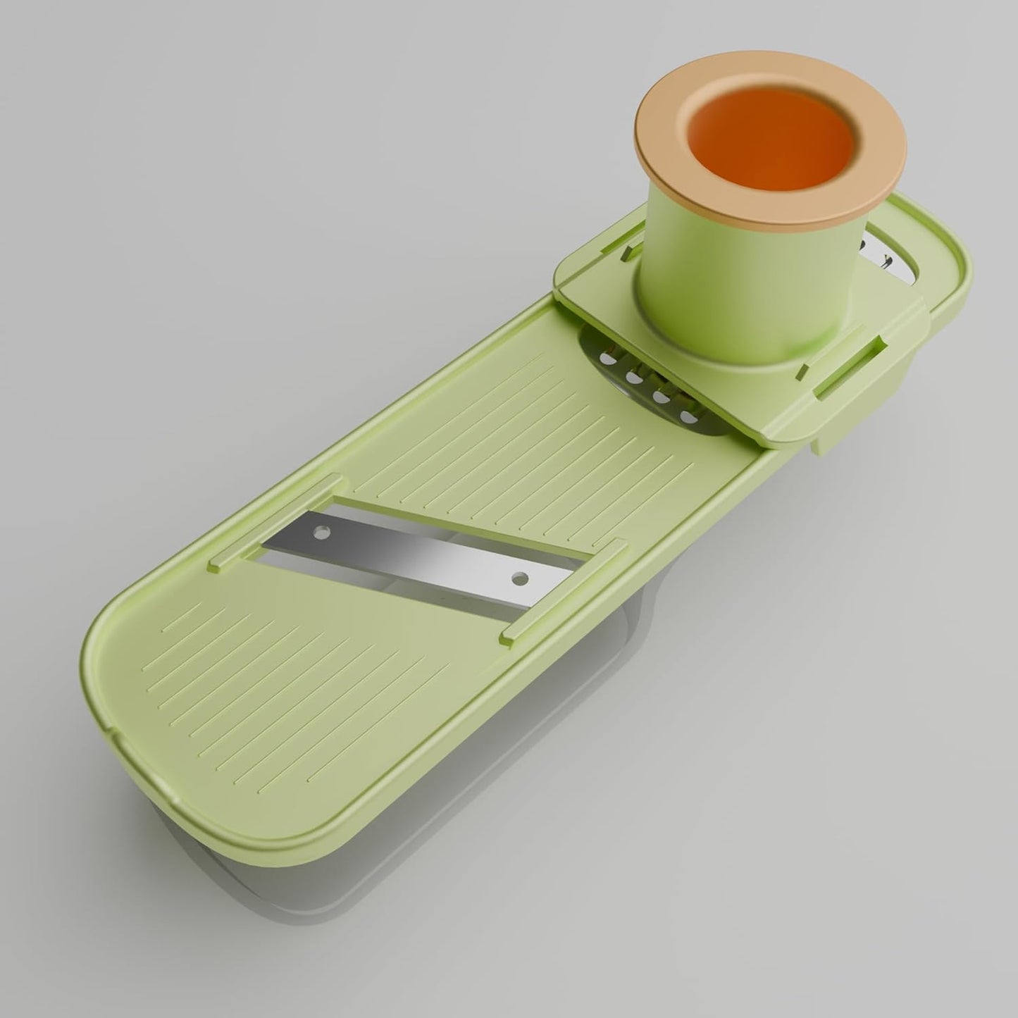 Mini Mandoline Slicer 3 in 1 – Vegetable Chopper with Container, Ginger Garlic Grater, Handheld Kitchen Tool