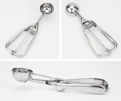 Professional 18/8 Stainless Steel Medium Cookie Scoop, Size 40