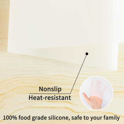 Standard Silicone Mat,Black Baking Mat-Food Grade Kids Dinner Table Placemat Non Slip Counter Mat with Raised Edges Heat Resistant Mat for Air Fryer Nonstick Pastry Dough Mat(1 Pack 23.6'' x 15.7'')