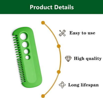 3 Pcs Herb Stripper Tool Professional Green Leaf Herb Cutter Comb for Kale, Chard, Collard Greens, Thyme, Kitchen Tools