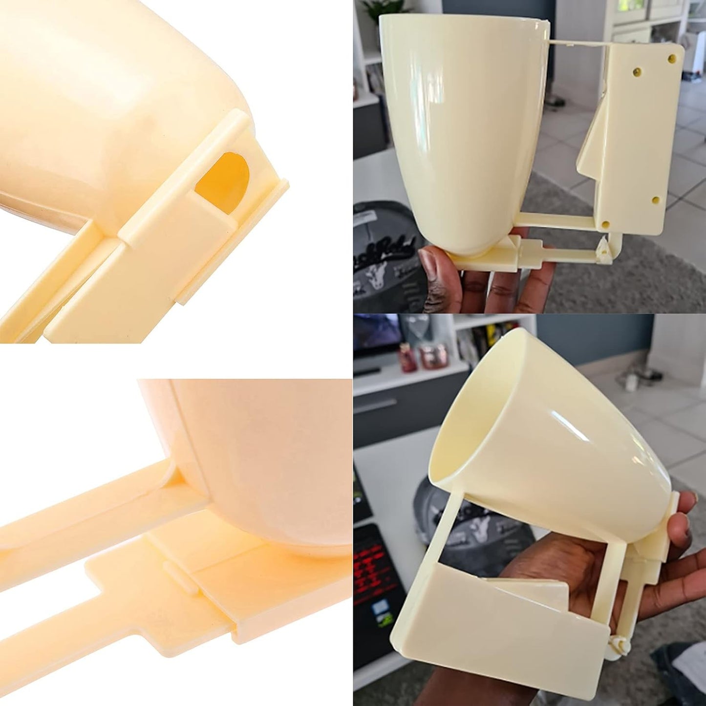 Pancake Batter Dispenser, Batter Pancake Dispenser, Pancakes Baking Cupcakes Waffle Muffin Mix Crepes Cake Maker, Pastry Batter Dispensers Meatball Mould Maker, Cupcake Batter Dispensers