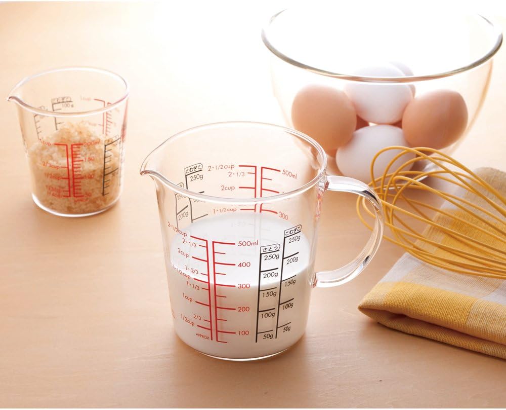 Hario Heatproof Glass Measuring Cup with Handle, 200ml