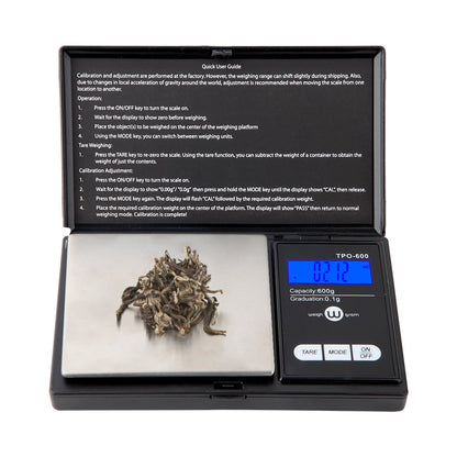 Weigh Gram 200g Digital Pocket Gram Scale 0.01g Accuracy, 200g x 0.01g Mini Digital Grams Scale, Small Food Scale, Jewelry Scale, Ounces Grains Scale With100g Calibration Weight