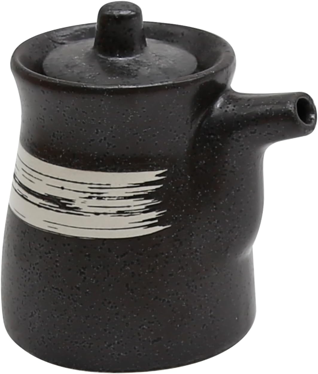 MDEOOSKY Ceramic Seasoning Bottle, Japanese Style Earthenware Ceramic Oil Dispenser, Olive Oil Dispenser, Sushi Sauce Container, 6.76 fl oz