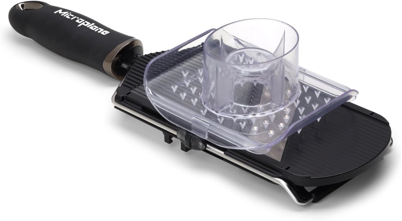 Microplane Adjustable Slicer with Julienne Blade Stainless steel/Black