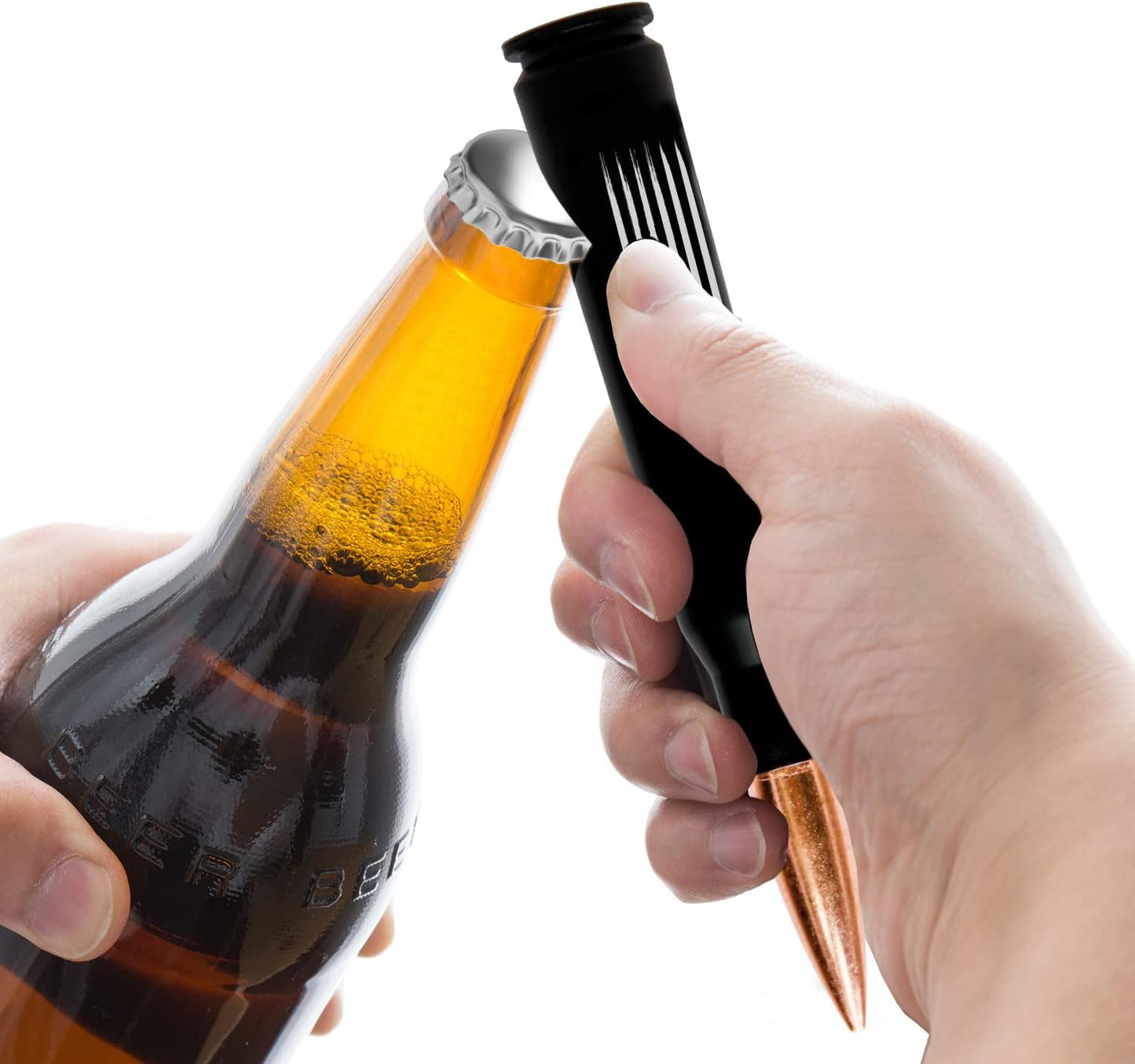 50.Cal American Flag Bottle Opener – American Flag Replica 50 BMG Opener - Patriotic Gift - Flag Bottle Opener