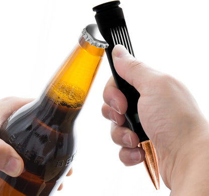 50.Cal American Flag Bottle Opener – American Flag Replica 50 BMG Opener - Patriotic Gift - Flag Bottle Opener