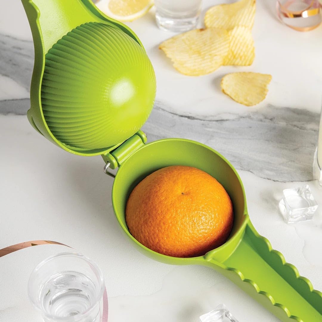 OTOTO OCTO Lemon Juicer Hand - Easy to Hold Lemon Squeezer Manual for Lemon, Lime, Oranges - BPA Free, Dishwasher Safe Citrus Juicer Hand Press Manual - Fun Kitchen Gadgets & Tools