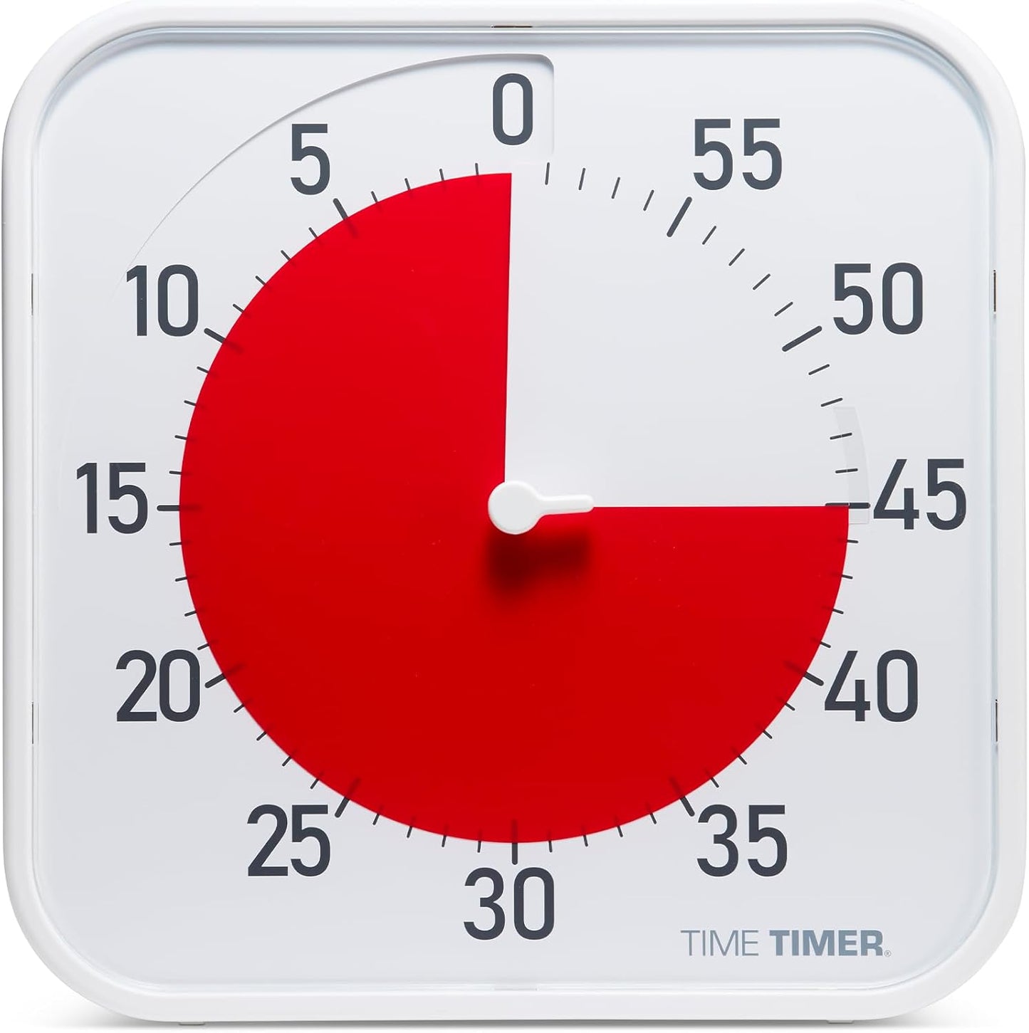 TIME TIMER 8 inch Visual Timer - 60 Minute Kids Desk Countdown Clock with Dry Erase Activity Card, Also Magnetic - for Kids Classroom, Homeschooling Study Tool, Task Reminder, Home and Kitchen Timer