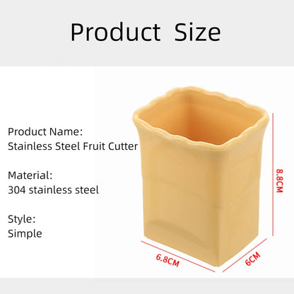 3 PCS Cup Slicer, 2025 New Egg Stainless Steel Strawberry Slicer, Egg Slicers, Strawberry Cutter, Premium Quickly Making Vegetable Salad Cutter, Craft Fruit Kitchen Tool
