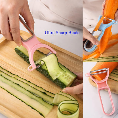 Ultra Sharp Peeler, Vegetable Peeler, Fruit Peeling Blade, Pink