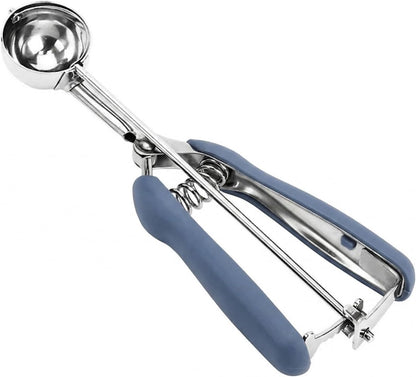 Ice Cream Scoop, 18/8 Stainless Steel Cookie Scoop, Cookie Scoops for Baking, 2 Tbsp/ 30 ml/ 1 oz Cookie Dough Scoop, Ice Cream Scooper with Trigger Release, Cookie Scooper for Baking