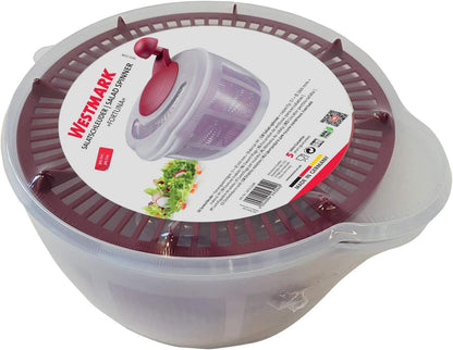 Westmark Germany Vegetable and Salad Spinner with Pouring Spout (Red)