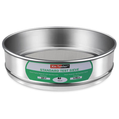 Xin Tester 325 mesh Standard Mesh Lab Sieves Laboratory Sample Test Analysis Sieve Dia 7.88 Inches