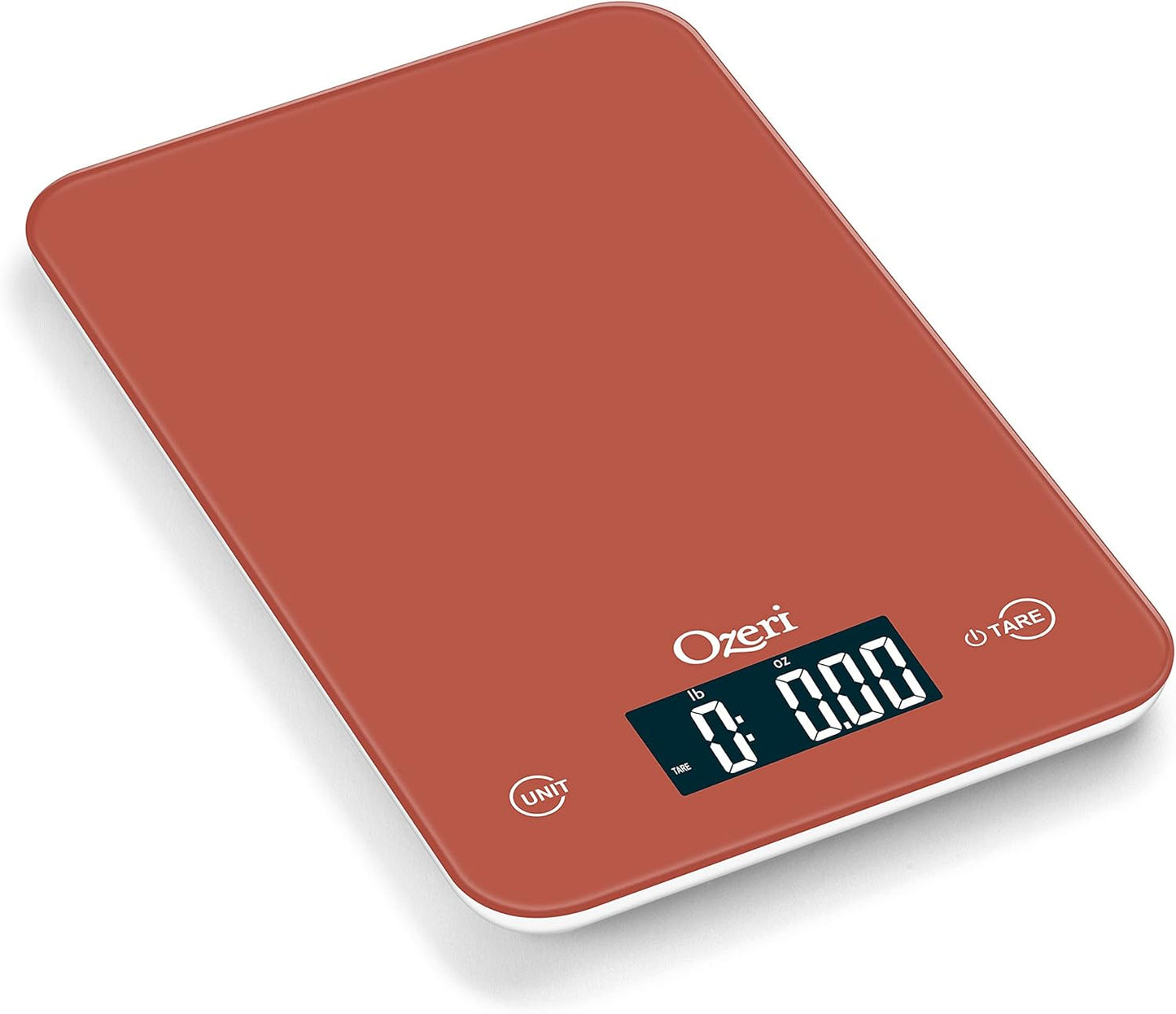 Ozeri Touch Professional Digital Kitchen Scale (12 lbs Edition), Tempered Glass in Elegant Black