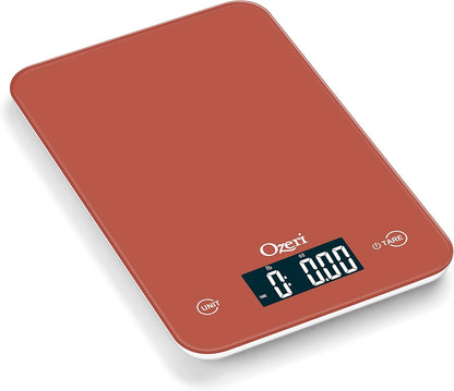 Ozeri Touch Professional Digital Kitchen Scale (12 lbs Edition), Tempered Glass in Elegant Black