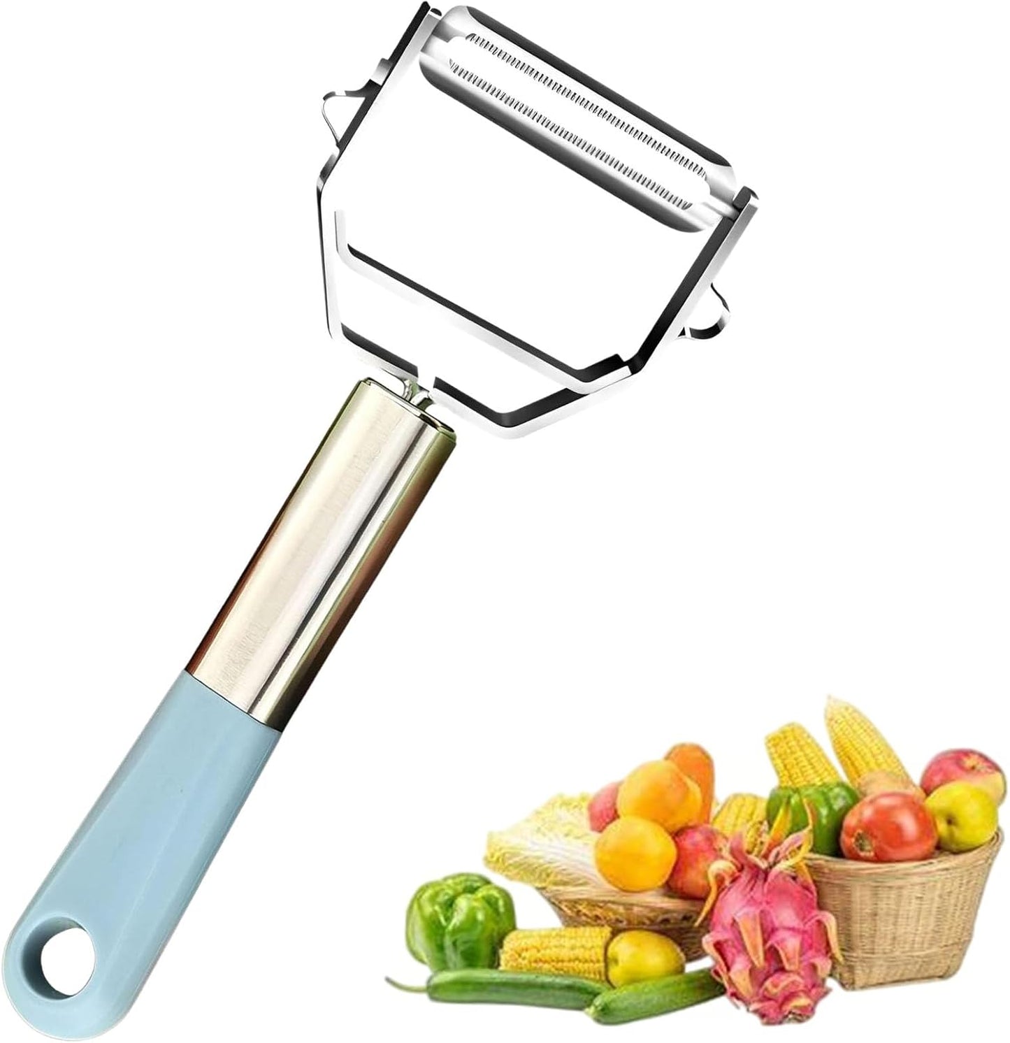 Vegetable Peeler Sharp Stainless Steel Blades for Veggie Potato Sugarcane Pumpkin Papaya Peeling Tool