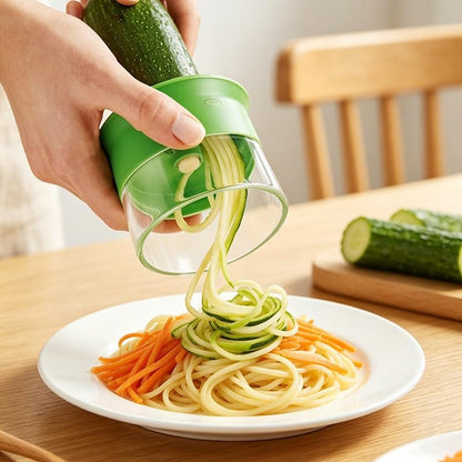 Handheld Vegetable Spiralizer, Multi-Function Veggie Spiral Cutter for Fruits & Veggies, Kitchen Tool