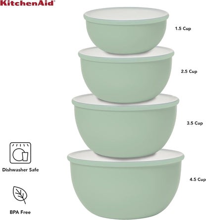 KitchenAid Prep Bowls with Lids, Set of 4