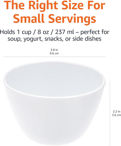 Amazon Basics Mixing Bowls with Lids, Nesting Melamine Serving Bowls, Non-Slip Base, BPA Free, Dishwasher Safe, 5 Sizes, Hydrangea Floral, Set of 10