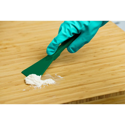 SPARTA Polypropylene Scraper Tool Food Safe Scraper for Removing Caked-On Residue in Commercial Kitchens, Plastic, 7.82 x 3 Inches, White