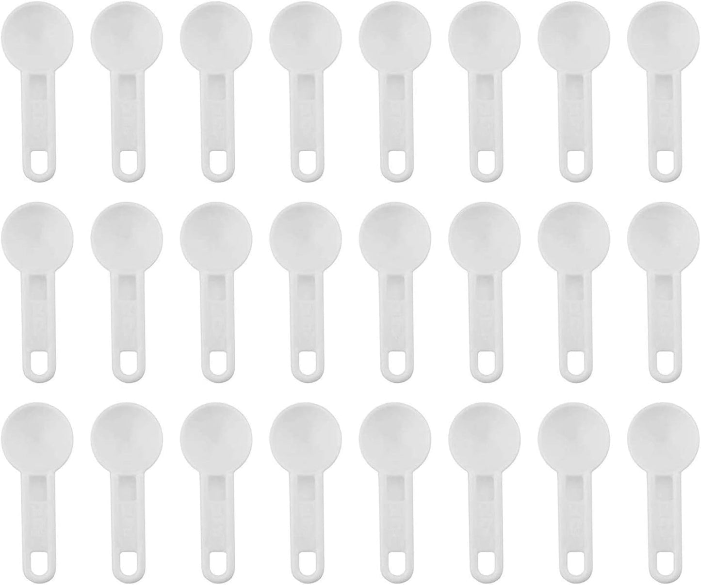 Cornucopia Brands Bulk Pack of Teaspoon Measuring Spoons (24-Pack); 5 ml / 5 cc Scoops Which Fit Inside a Spice Bottle