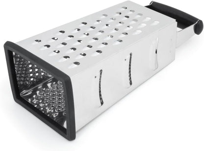 Fox Run 4-Sided Grater, Stainless Steel, 8-Inch