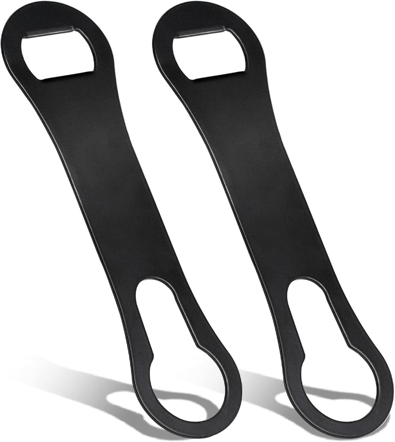2 Pieces Bottle Opener and Pour Spout Remover Flat Bar Key for Bartenders Stainless Steel Speed Opener Multifunction Dog Bone Wine Bottle Opener for Home Kitchen Party and Bar