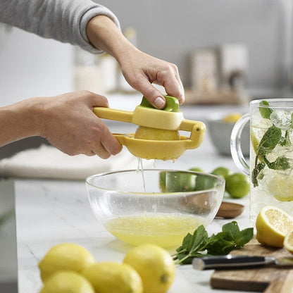 Joseph Joseph 20171 JuiceMax Dual-action Citrus Press, Yellow
