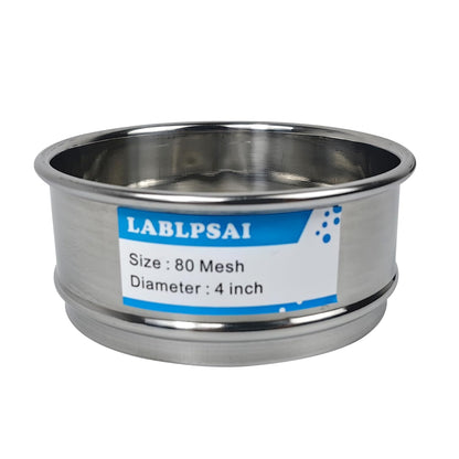 325 Mesh Lab Sieves 4" Diameter 304 Stainless Steel Wire Cloth Test Sieve for Industrial Laboratory Home