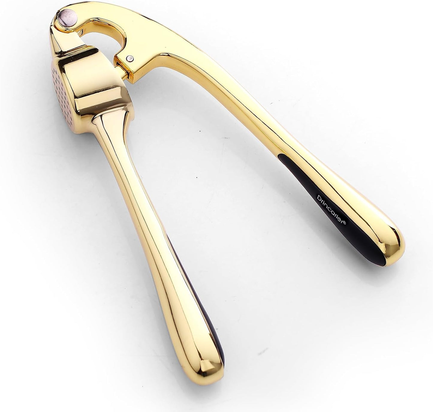 Premium Garlic Press, Professional Garlic Mincer, Easy to Squeeze and Clean, Rust Proof & Dishwasher Safe, Efficient Ginger Crusher- Gold…