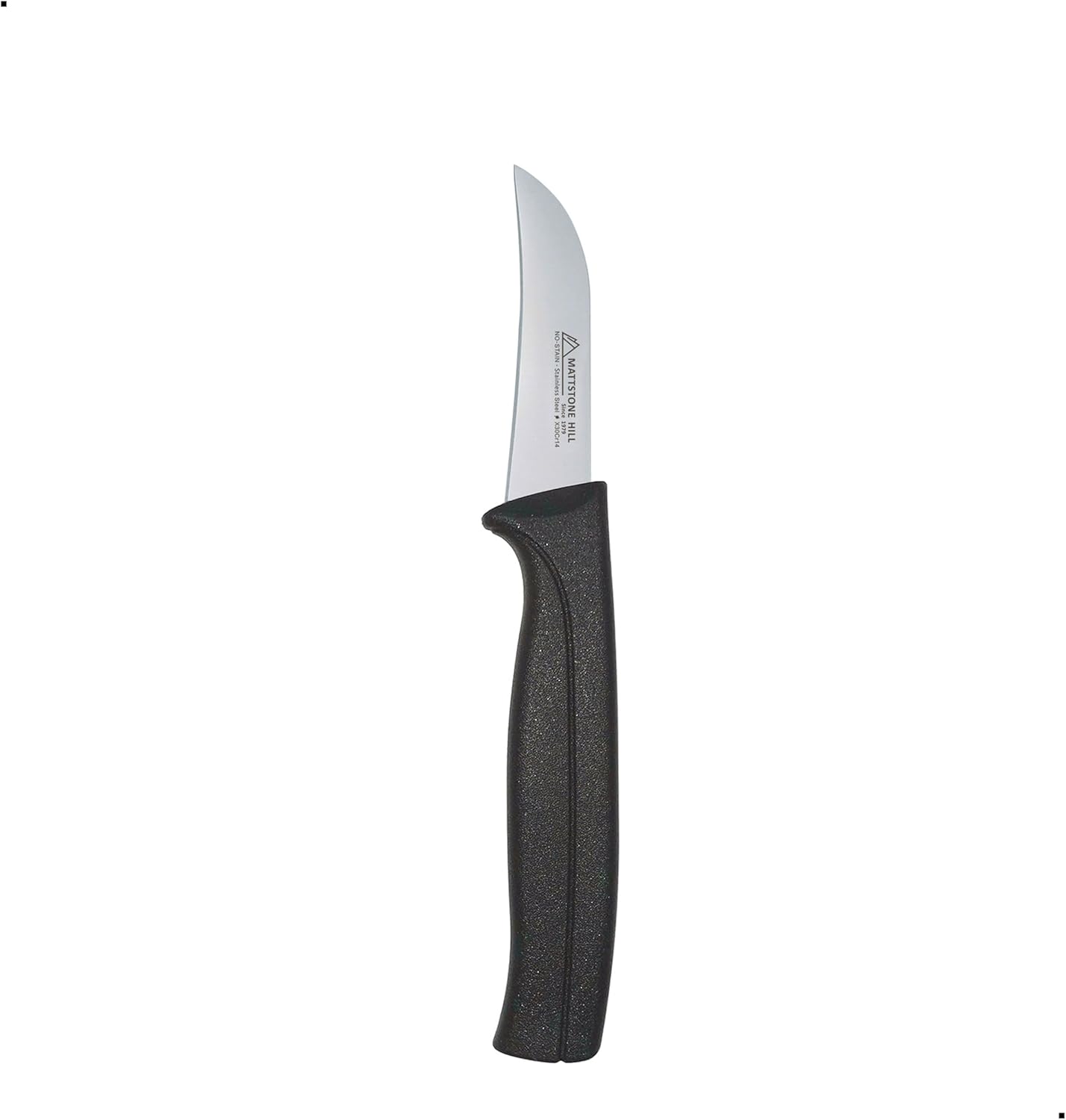 Tomato Knife - MATTSTONE HILL 5 Inch Serrated Kitchen Utility Knife, Serrated Cheese Tools, German X50CrMoV Steel, Red Handle