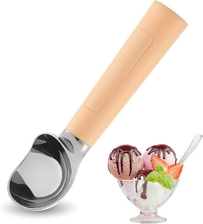Heated Ice Cream Scoop Rechargeable, Electric Warming Ice Cream Scooper with LED Display, Heats to 158°F for Hard Ice Cream, Easy for Seniors & Kids, IP67 Waterproof (Black, 2 oz)