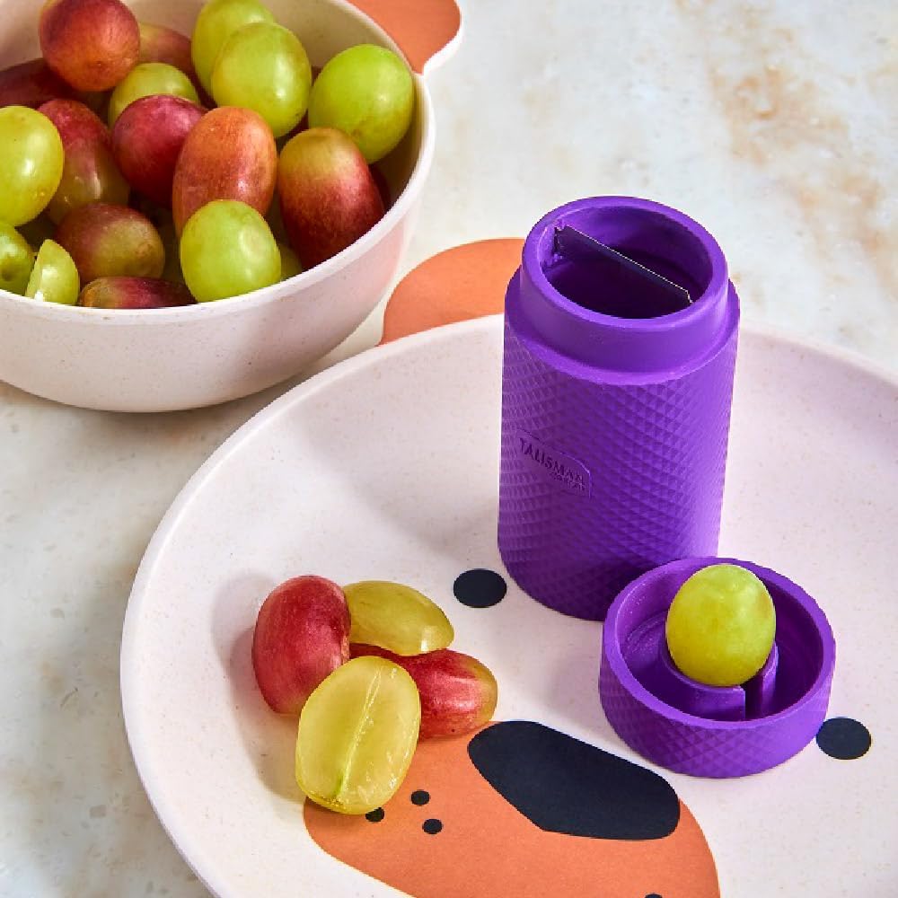 Talisman Designs Grape Cutter, Easy Slicer for Grapes, Tomatoes & Olives, Dishwasher Safe